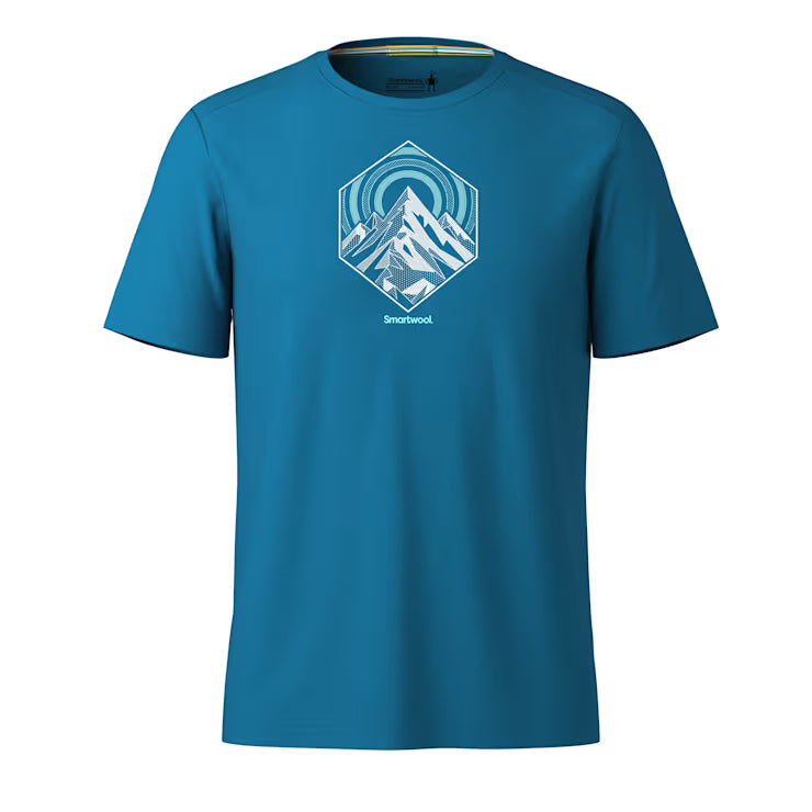 Smartwool Merino - Men's Peak Energy Active Short Sleeve Graphic Tee - Image 2