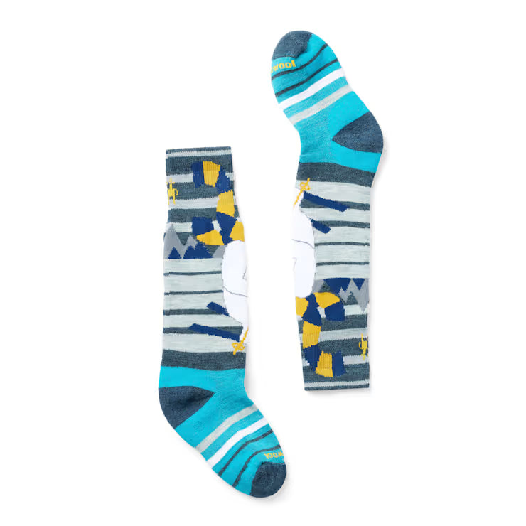 Smartwool Merino - Kids' Wintersport Yeti Pattern Over The Calf Socks