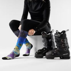 Alternative view of Smartwool Merino - Women's Ski Galactic Ski Print OTC Socks